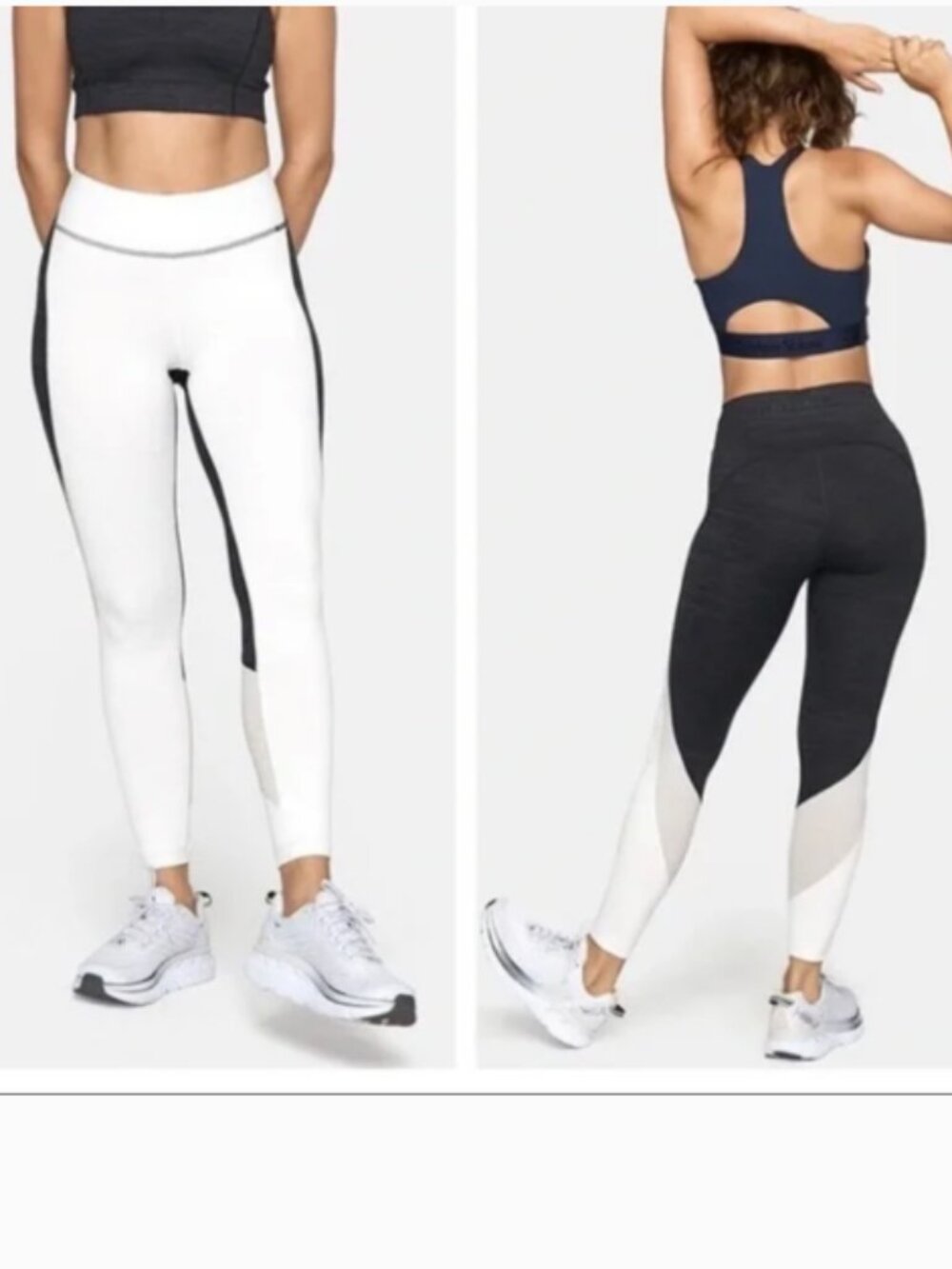 Outdoor Voices TechSweat 7/8 Zoom Leggings Cloud/Night/Coyote L - Picture 3 of 7